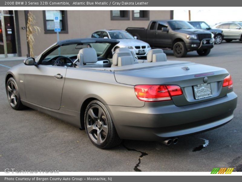 Atlantic Blue Metallic / Gray Dakota Leather 2008 BMW 3 Series 328i Convertible
