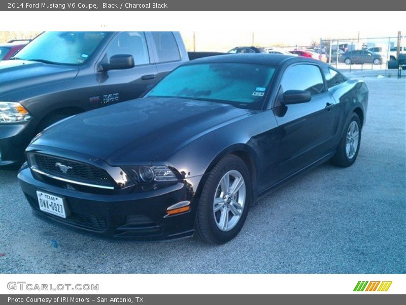Black / Charcoal Black 2014 Ford Mustang V6 Coupe