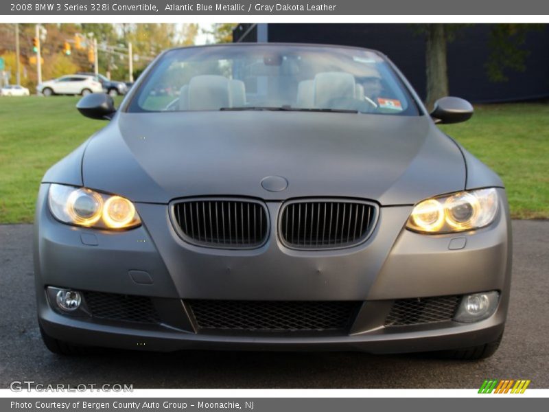 Atlantic Blue Metallic / Gray Dakota Leather 2008 BMW 3 Series 328i Convertible