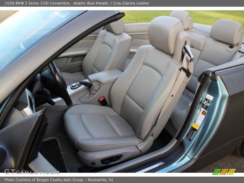Atlantic Blue Metallic / Gray Dakota Leather 2008 BMW 3 Series 328i Convertible