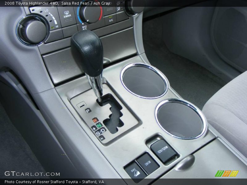 Salsa Red Pearl / Ash Gray 2008 Toyota Highlander 4WD