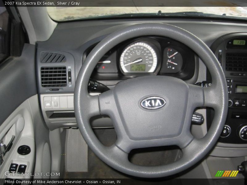 Silver / Gray 2007 Kia Spectra EX Sedan