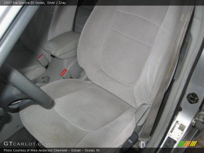 Silver / Gray 2007 Kia Spectra EX Sedan