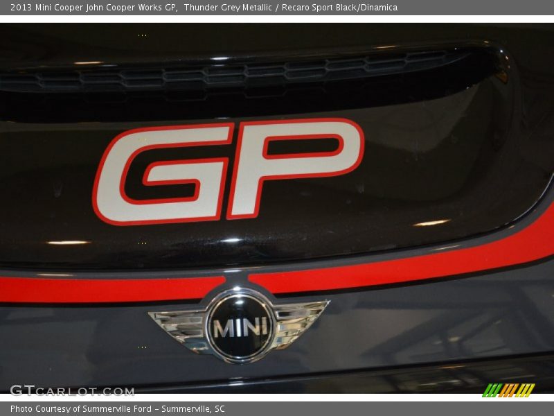 Thunder Grey Metallic / Recaro Sport Black/Dinamica 2013 Mini Cooper John Cooper Works GP