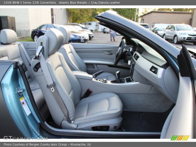 Atlantic Blue Metallic / Gray Dakota Leather 2008 BMW 3 Series 328i Convertible