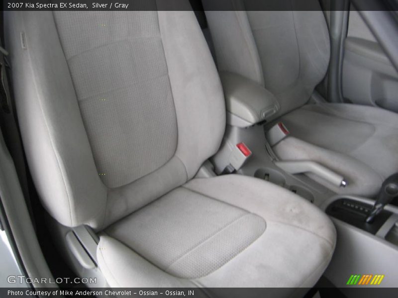 Silver / Gray 2007 Kia Spectra EX Sedan