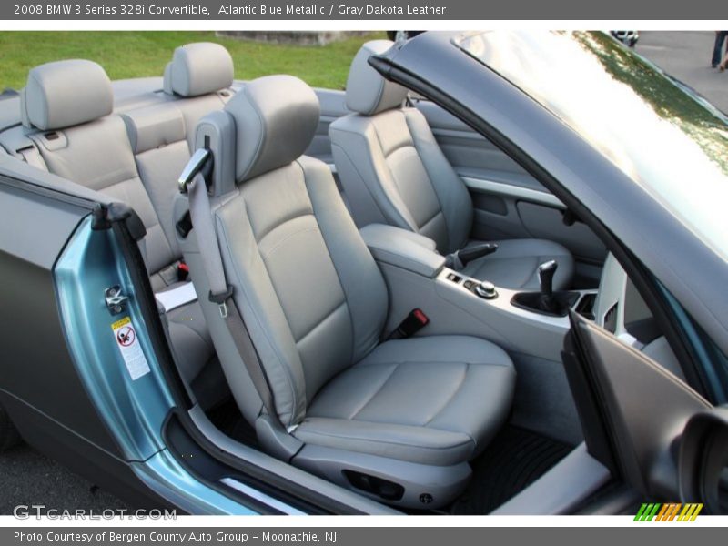 Atlantic Blue Metallic / Gray Dakota Leather 2008 BMW 3 Series 328i Convertible