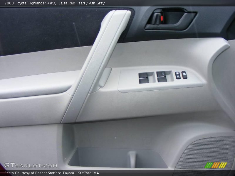 Salsa Red Pearl / Ash Gray 2008 Toyota Highlander 4WD