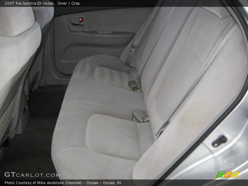 Silver / Gray 2007 Kia Spectra EX Sedan