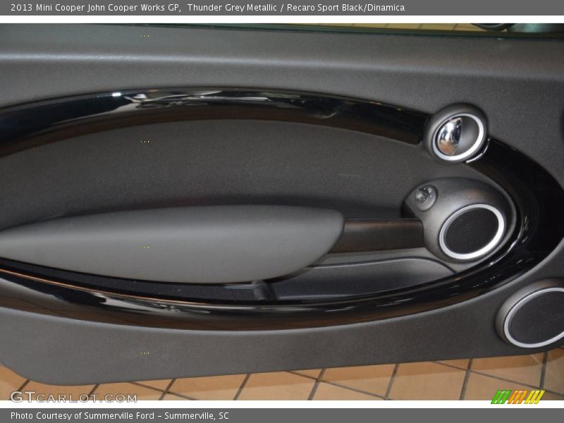 Thunder Grey Metallic / Recaro Sport Black/Dinamica 2013 Mini Cooper John Cooper Works GP