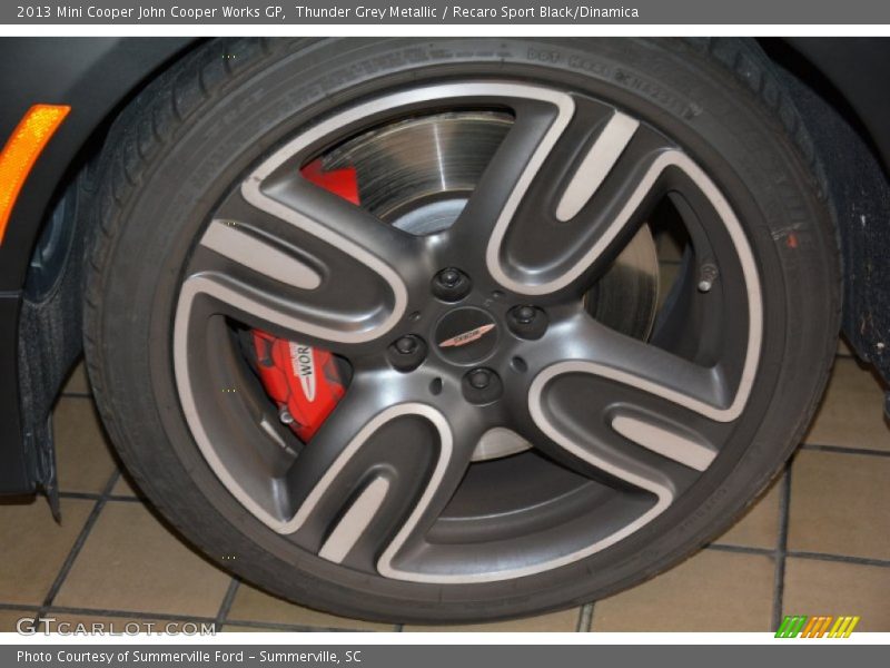 Thunder Grey Metallic / Recaro Sport Black/Dinamica 2013 Mini Cooper John Cooper Works GP