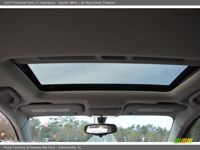 Summit White / Jet Black/Dark Titanium 2014 Chevrolet Sonic LT Hatchback