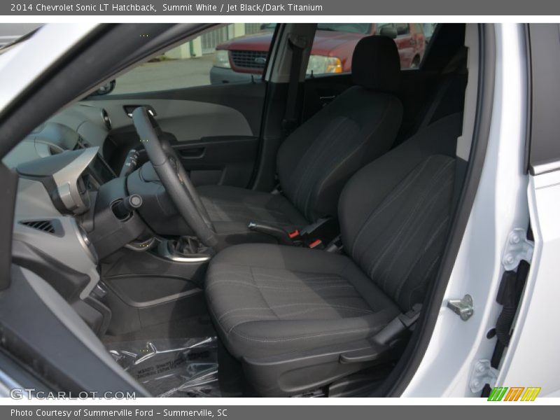 Summit White / Jet Black/Dark Titanium 2014 Chevrolet Sonic LT Hatchback