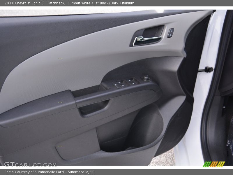 Summit White / Jet Black/Dark Titanium 2014 Chevrolet Sonic LT Hatchback