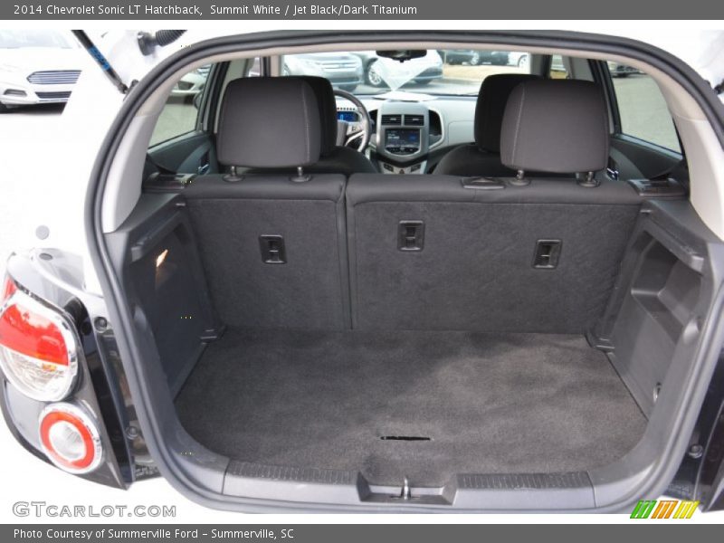 Summit White / Jet Black/Dark Titanium 2014 Chevrolet Sonic LT Hatchback