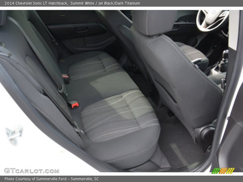 Summit White / Jet Black/Dark Titanium 2014 Chevrolet Sonic LT Hatchback