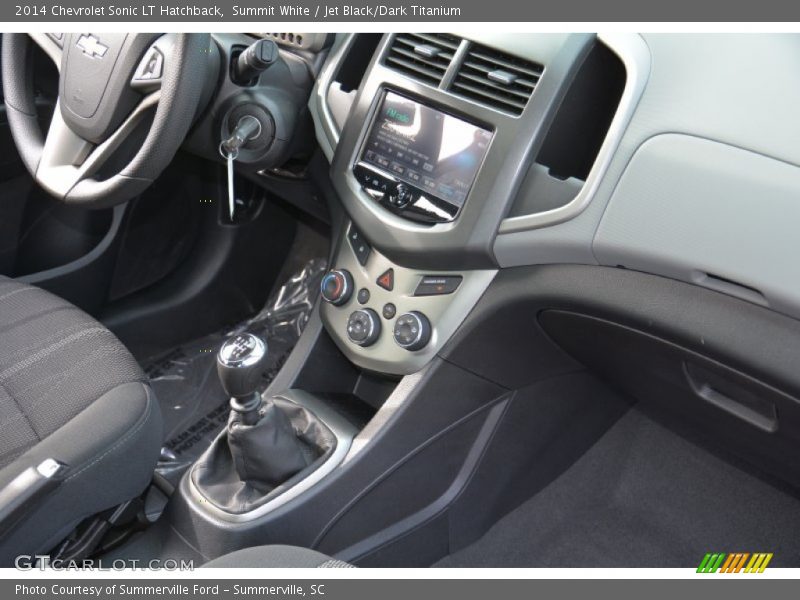 Summit White / Jet Black/Dark Titanium 2014 Chevrolet Sonic LT Hatchback