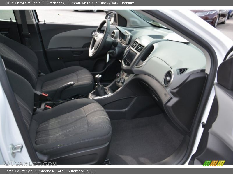  2014 Sonic LT Hatchback Jet Black/Dark Titanium Interior