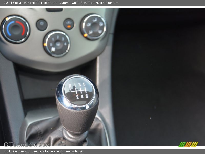 Summit White / Jet Black/Dark Titanium 2014 Chevrolet Sonic LT Hatchback