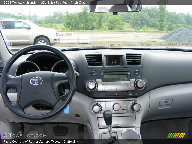Salsa Red Pearl / Ash Gray 2008 Toyota Highlander 4WD