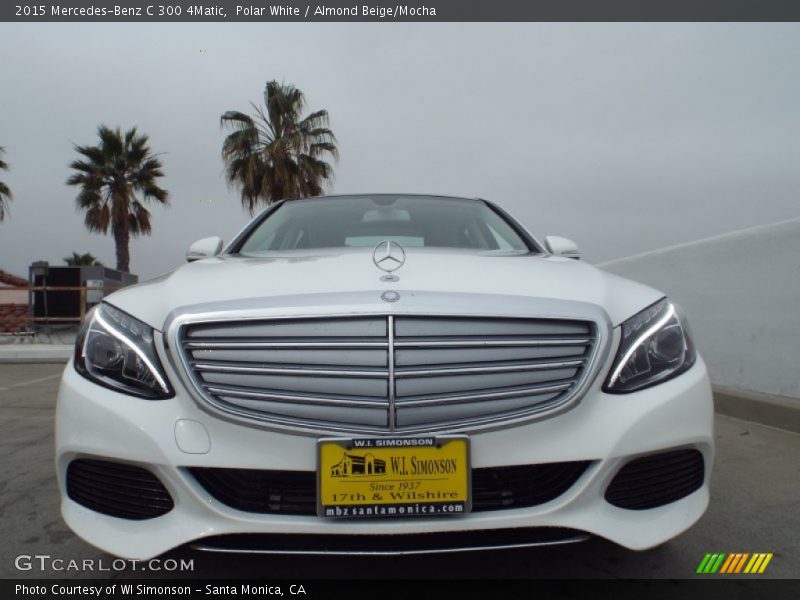 Polar White / Almond Beige/Mocha 2015 Mercedes-Benz C 300 4Matic