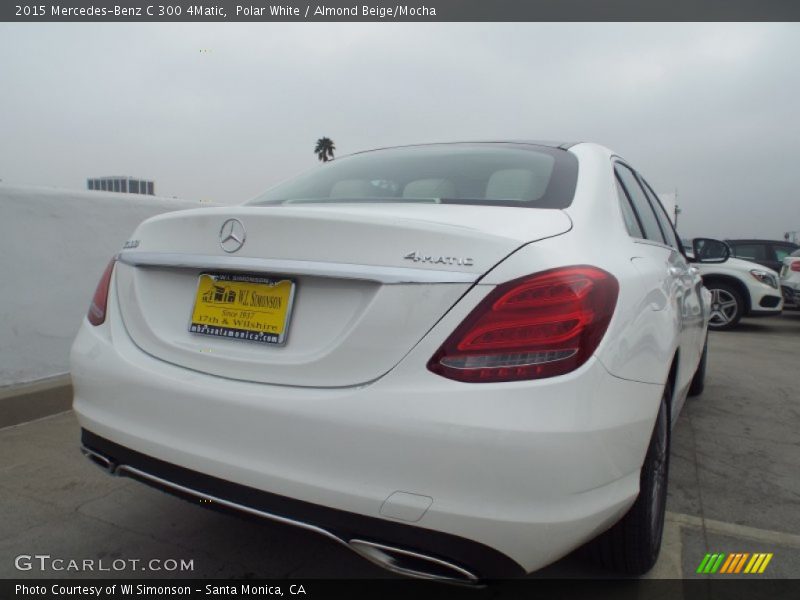 Polar White / Almond Beige/Mocha 2015 Mercedes-Benz C 300 4Matic