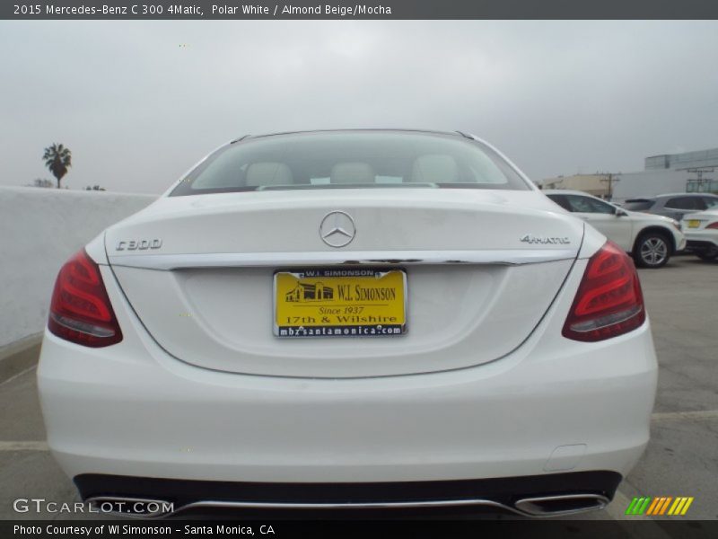 Polar White / Almond Beige/Mocha 2015 Mercedes-Benz C 300 4Matic