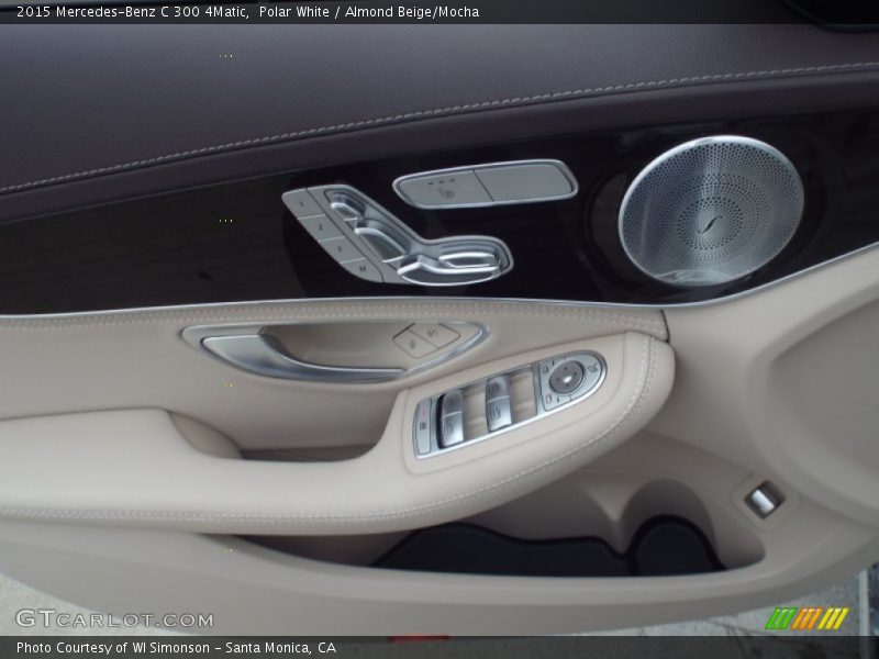 Polar White / Almond Beige/Mocha 2015 Mercedes-Benz C 300 4Matic