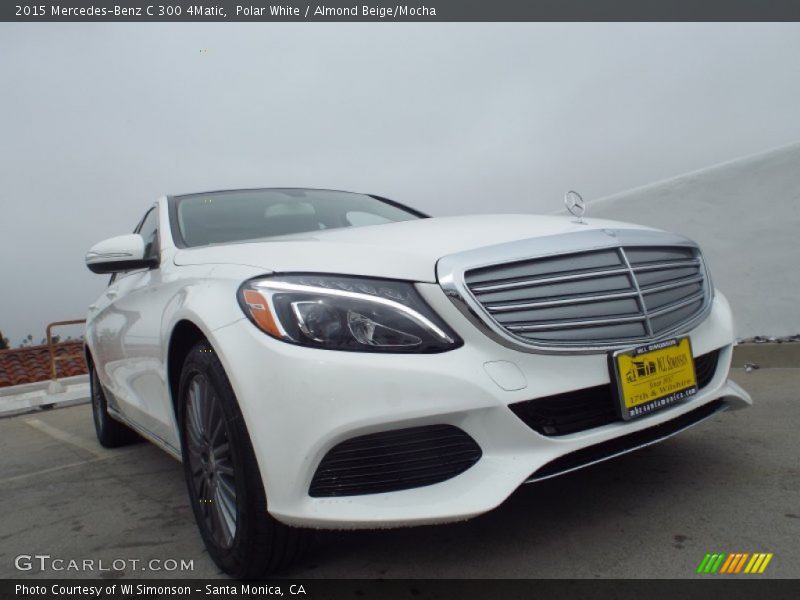 Polar White / Almond Beige/Mocha 2015 Mercedes-Benz C 300 4Matic