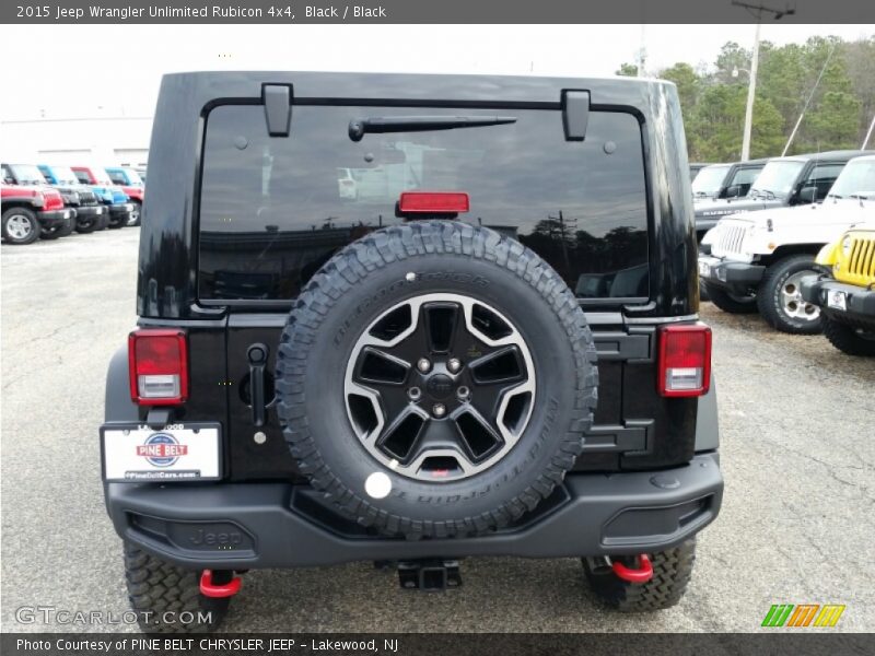 Black / Black 2015 Jeep Wrangler Unlimited Rubicon 4x4