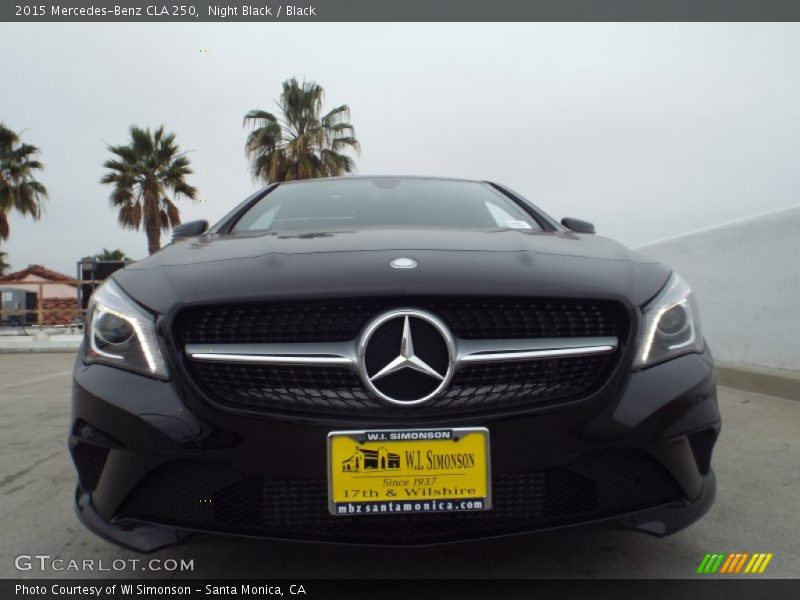 Night Black / Black 2015 Mercedes-Benz CLA 250