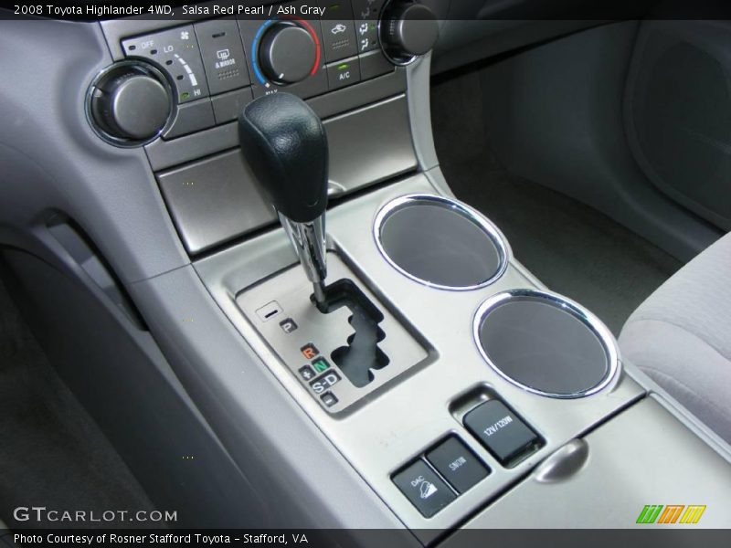 Salsa Red Pearl / Ash Gray 2008 Toyota Highlander 4WD
