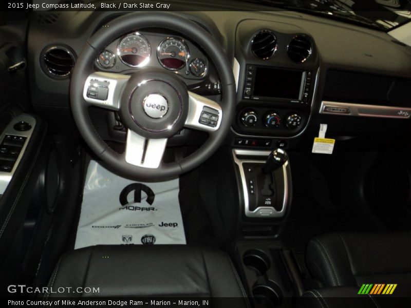 Black / Dark Slate Gray 2015 Jeep Compass Latitude