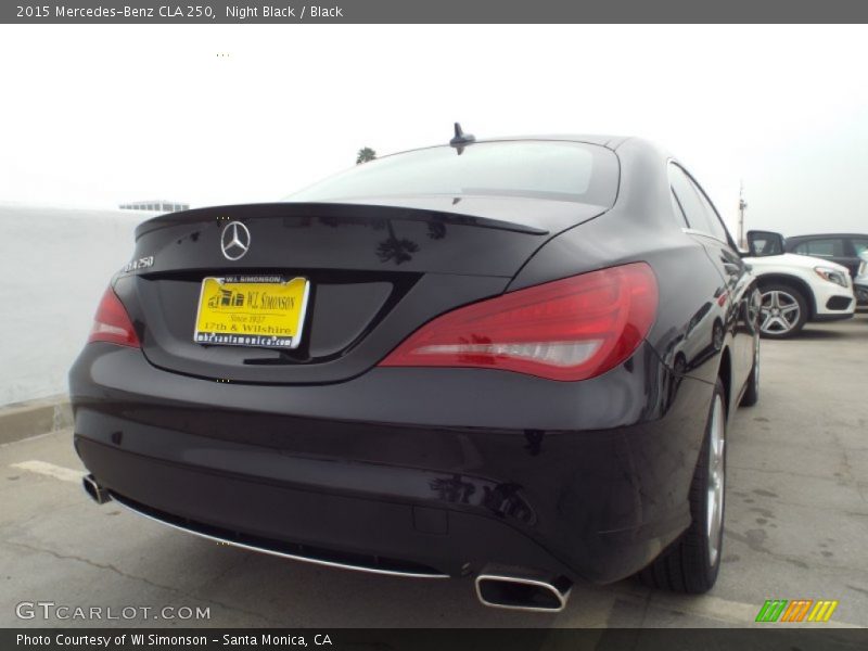Night Black / Black 2015 Mercedes-Benz CLA 250