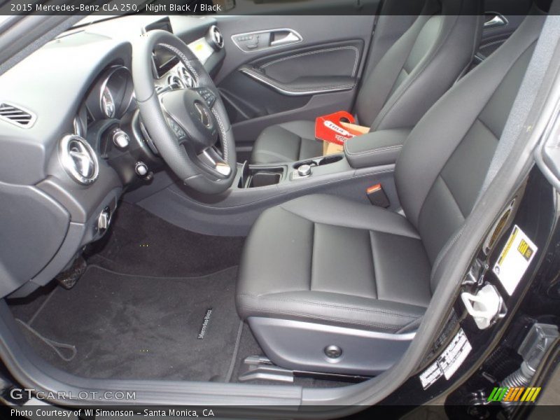 Night Black / Black 2015 Mercedes-Benz CLA 250