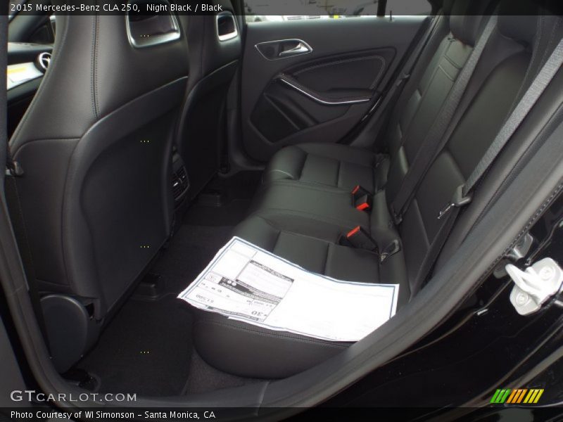Night Black / Black 2015 Mercedes-Benz CLA 250