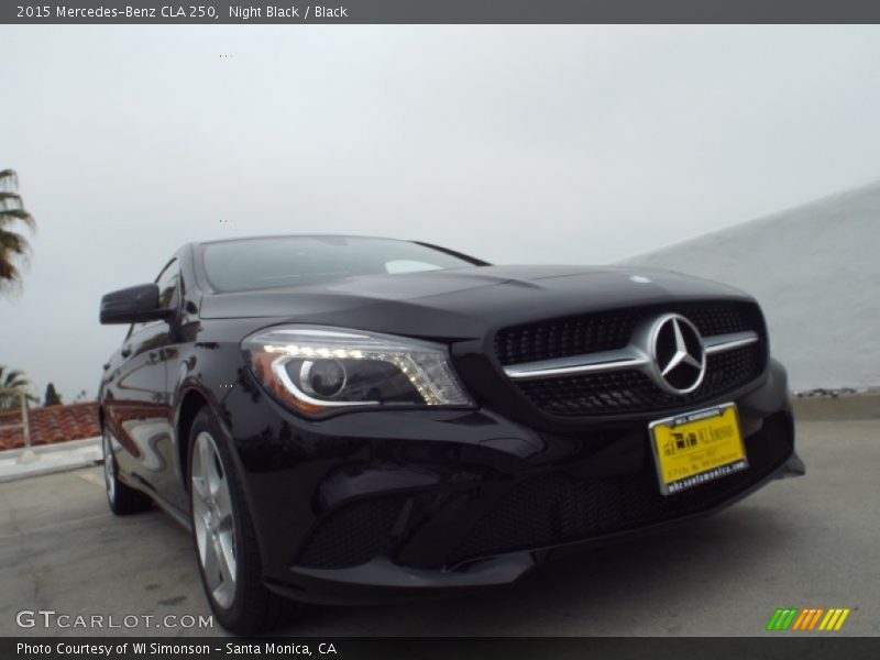 Night Black / Black 2015 Mercedes-Benz CLA 250