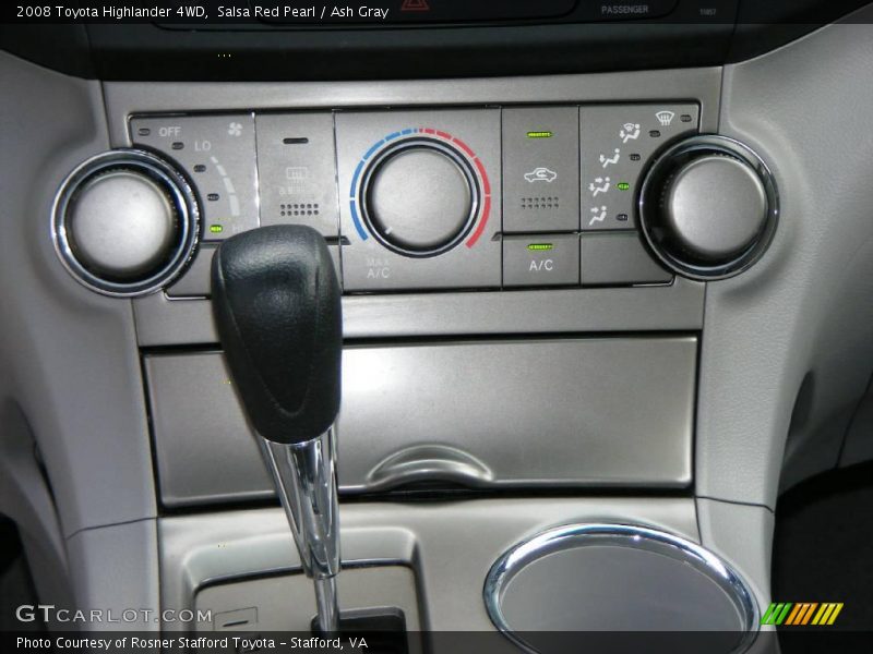 Salsa Red Pearl / Ash Gray 2008 Toyota Highlander 4WD