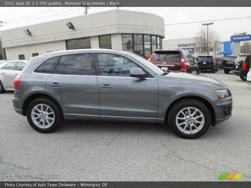 Monsoon Gray Metallic / Black 2012 Audi Q5 2.0 TFSI quattro