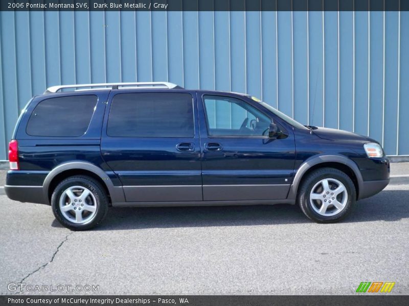 Dark Blue Metallic / Gray 2006 Pontiac Montana SV6