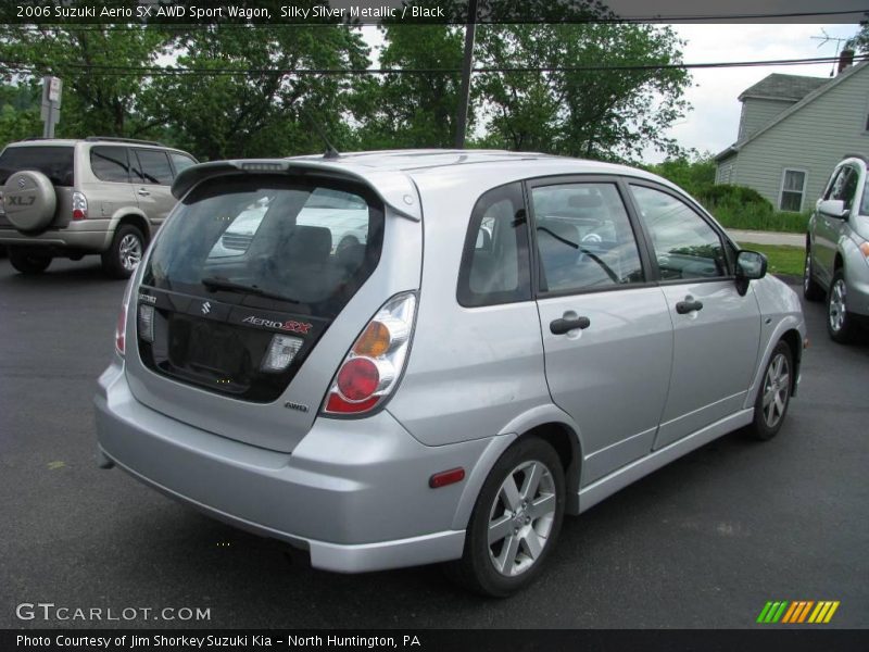 Silky Silver Metallic / Black 2006 Suzuki Aerio SX AWD Sport Wagon