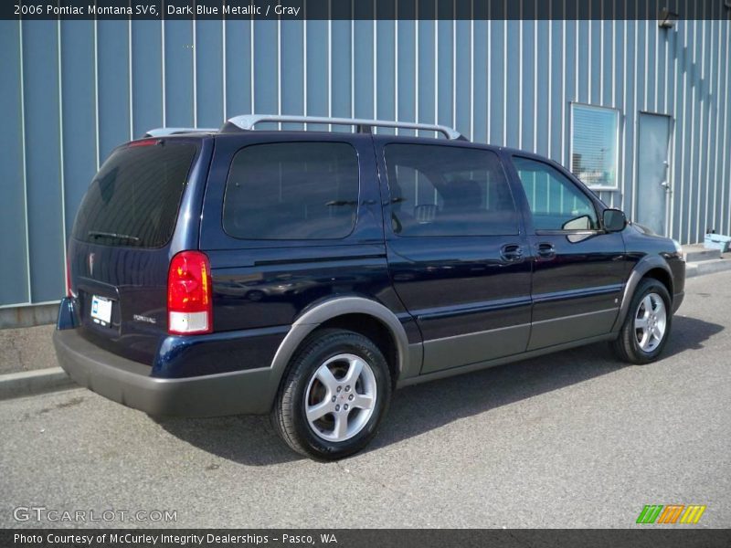 Dark Blue Metallic / Gray 2006 Pontiac Montana SV6