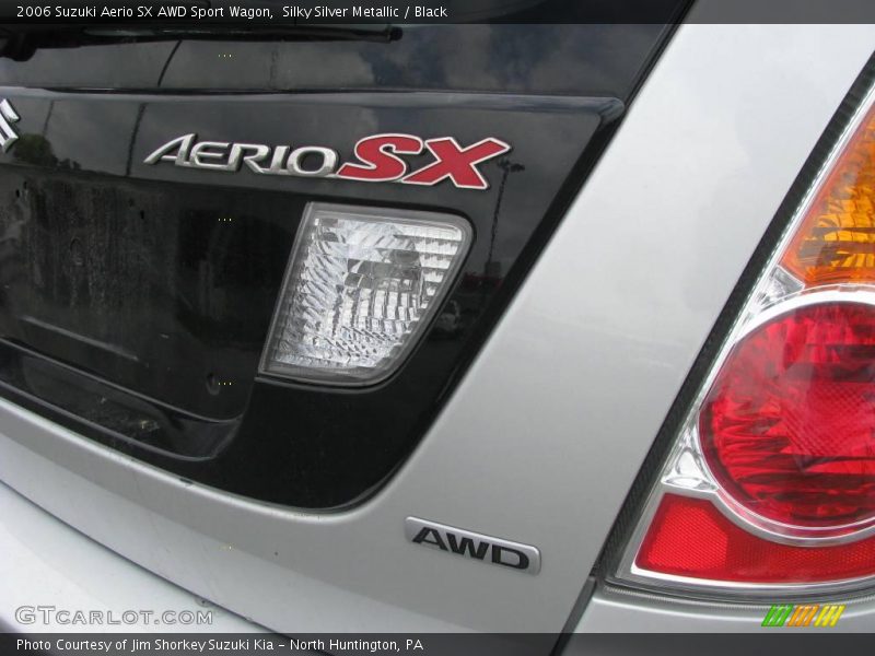 Silky Silver Metallic / Black 2006 Suzuki Aerio SX AWD Sport Wagon