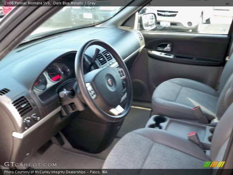 Dark Blue Metallic / Gray 2006 Pontiac Montana SV6