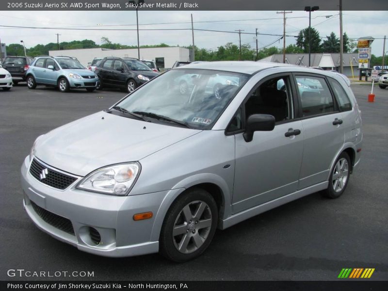 Silky Silver Metallic / Black 2006 Suzuki Aerio SX AWD Sport Wagon