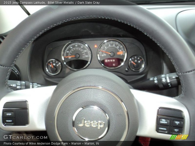 Billet Silver Metallic / Dark Slate Gray 2015 Jeep Compass Latitude