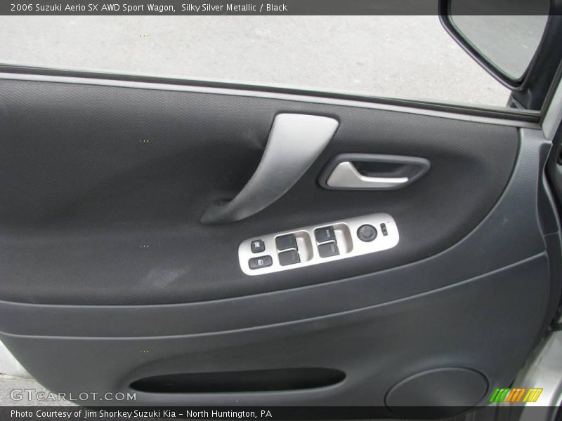 Silky Silver Metallic / Black 2006 Suzuki Aerio SX AWD Sport Wagon
