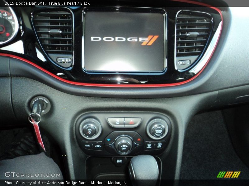 True Blue Pearl / Black 2015 Dodge Dart SXT