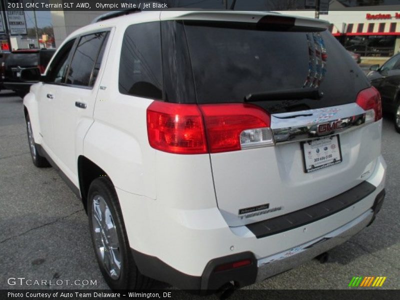Olympic White / Jet Black 2011 GMC Terrain SLT AWD