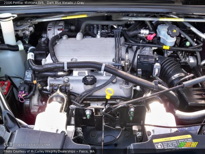 Dark Blue Metallic / Gray 2006 Pontiac Montana SV6